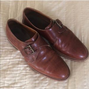 Allen Edmonds Lubbock Monkstrap Shoes 12 D